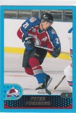 01/02 OPC..PETER FORSBERG..CARD # 87..AVALANCHE..FREE COMBINED SHIP
