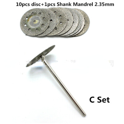 10PCS Dental Emery Gypsum Sub-Mold Slice Separat Disc Ultra-ThinDouble-SidedSand