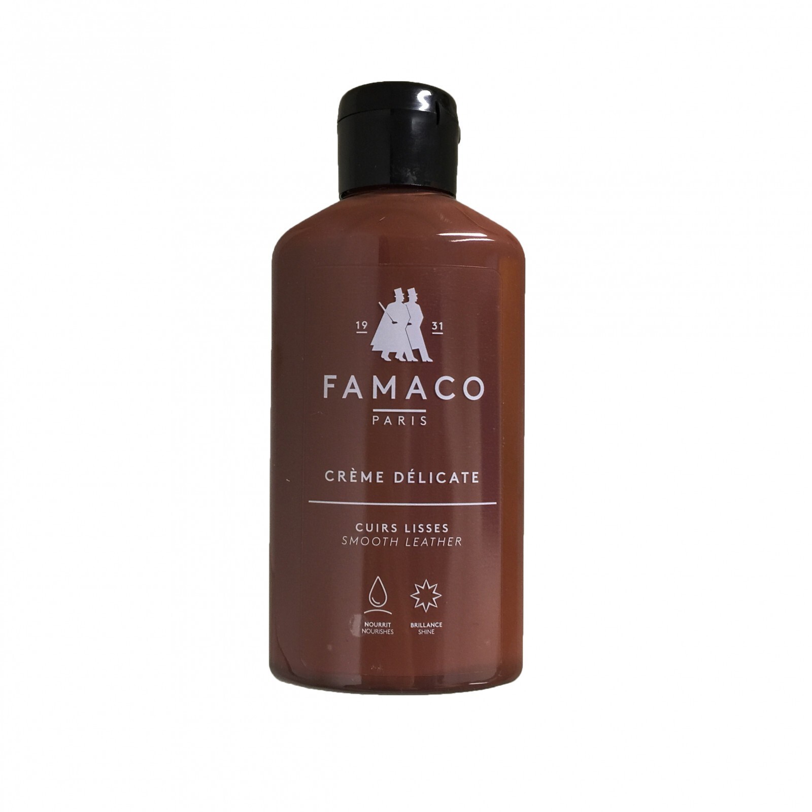 Famaco Delicate Leather Nourish Balm Creme Cleaner Restorer Sofa Shoes Mid Brown