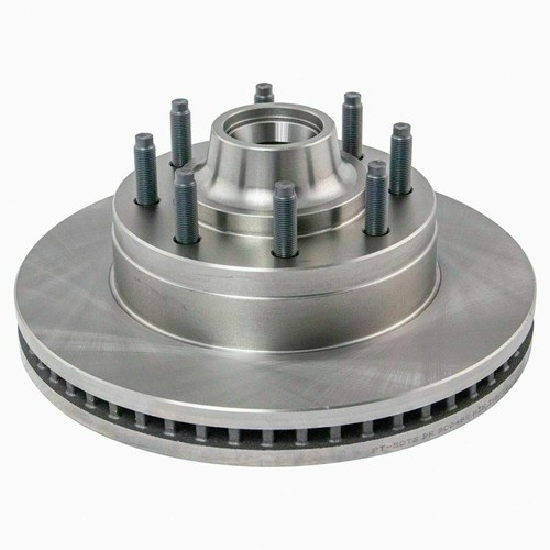 Front Disc Rotors Ceramic Brake Pads for 2008-14 Ford E-150 E-250 E-350 E-450 SD - Picture 10 of 11