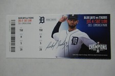 DETROIT TIGERS VS TORONTO BLUE JAYS 7/4/2015 FULL TICKET ~ ANIBAL SANCHEZ