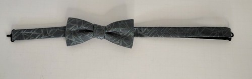 Men’s BOW TIE Adjustable Gray Cubest Design APT 9 Polyester Necktie Geometic - Picture 7 of 7