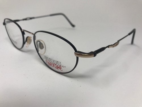 Shari Belafonte Enerjae Eyeglasses Mod.235 19-140 Black Polish/Gold PD20