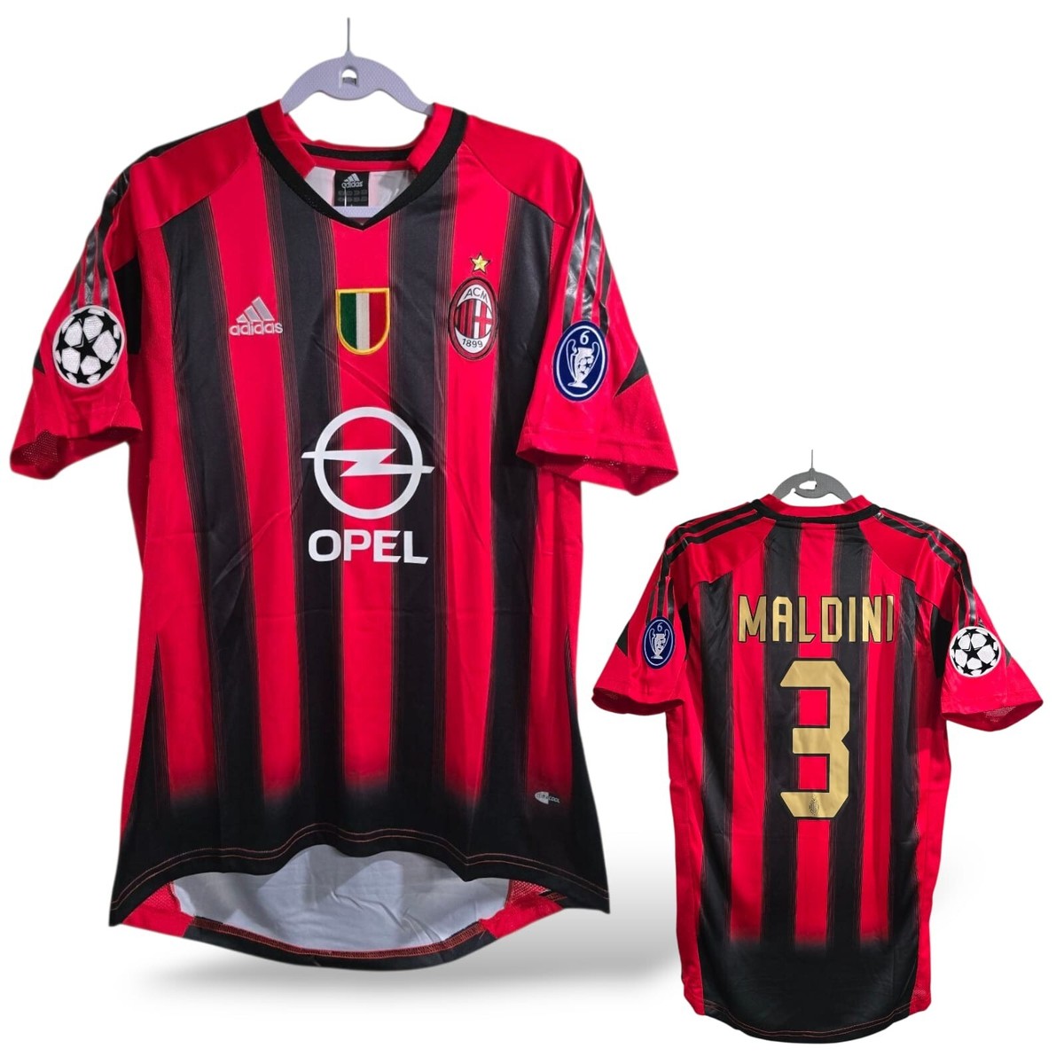 ミラン Milan home ユニフォーム 3 MALDINI AC Milan MALDINI #3 Jersey 2006/2007 Short Sleeve Retro
