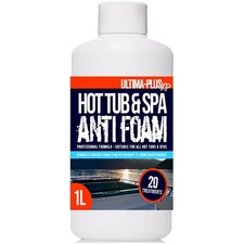 Hot Tub Anti Foam Remover Treatment Spa Whirlpool Pool Defoaming 1L Ultima Plus