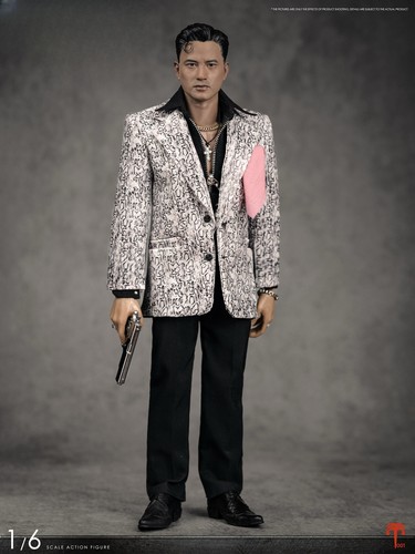 XT001 1/6 Full Contact Simon Yam Magistrate Badass Suit 12in Action Figure Model - Picture 13 of 14