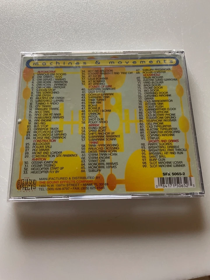 The Ultimate Digital Stereo Sound Effects Library CD - Machines & Movements 99 S - Image 2 of 4