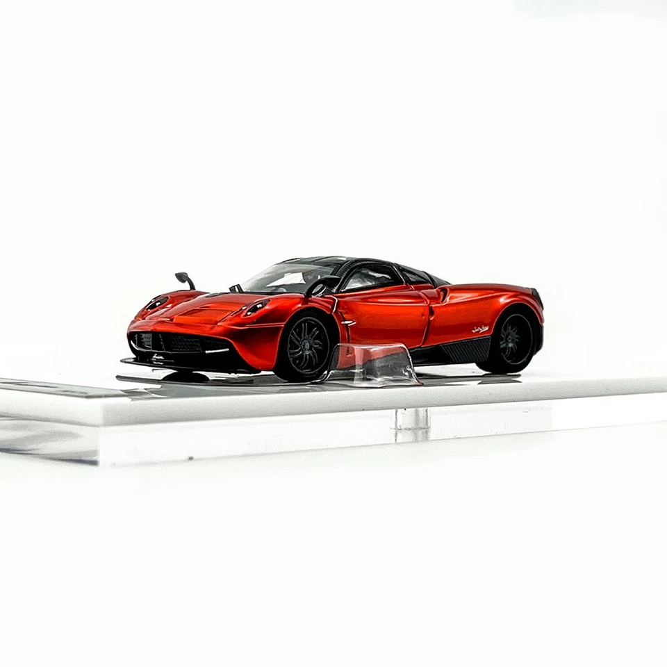 HKM 1/64 Escala Pagani Huayra Cupé Rojo Diecast Coche Modelo Juguete Regalo Nuevo en Caja Foto 3 de 4