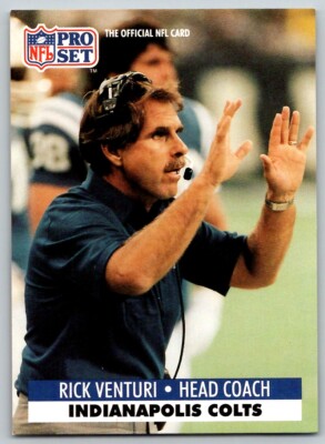 1991 PRO SET RICK VENTURI INDIANAPOLIS COLTS #827 | eBay