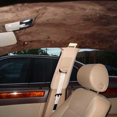 Automotive Suede Headliner Fabric Upholstery By the Yard 60"W -1/8" Backing Foam - Picture 20 of 27
