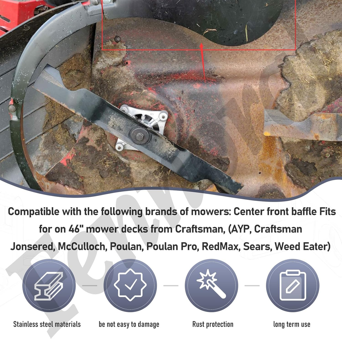 American Yard Products AYP 532403149 Mittelsteg Vorne – OEM Ersatzteil Für Rasenmäher