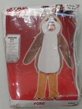DISNEY STAR WARS PORG 2pc HALLOWEEN COSTUME TODDLER 3-4