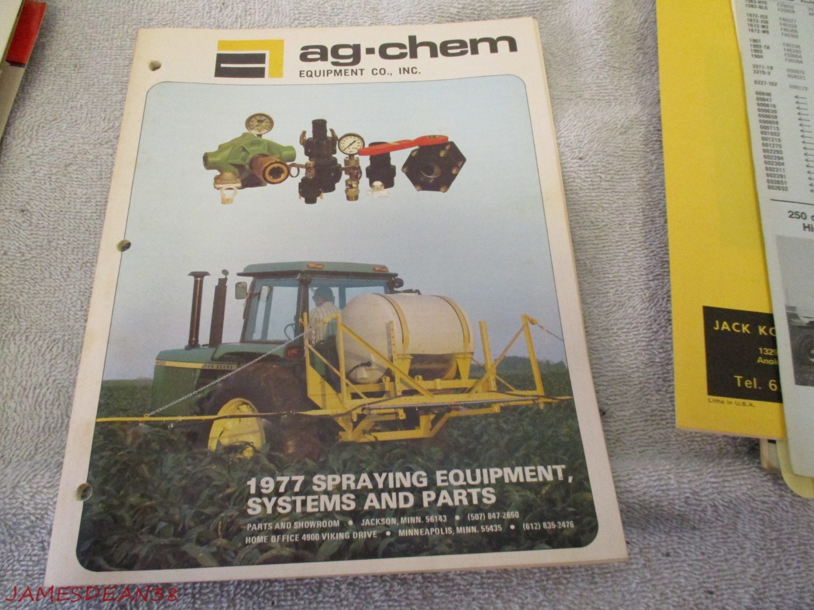AG CHEM SPRAYING EQUIPMENT SYSTEMS AND PARTS CROP SALES BROCHURE ...