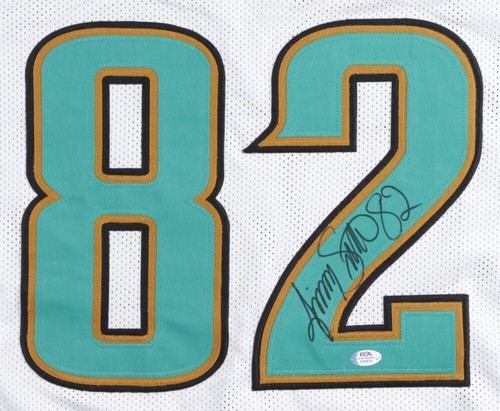 JIMMY SMITH SIGNED AUTOGRAPHED JACKSONVILLE JAGUARS CUSTOM JERSEY PSA COA - Picture 3 of 3