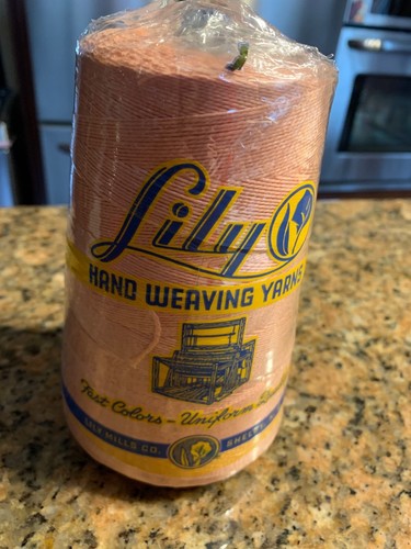 Lily Hand Weaving Yarn New Sealed 20/2 mercerized cotton Orange color 1457 - Picture 6 of 6