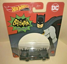 Batman 66 Adam West Batmobile Hot Wheels Retro Tv series Real Riders 1 64 car