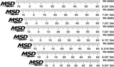 MSD 8985 Engine Ignition Timing Tape 5.250" - 8" Balancer Set of 8