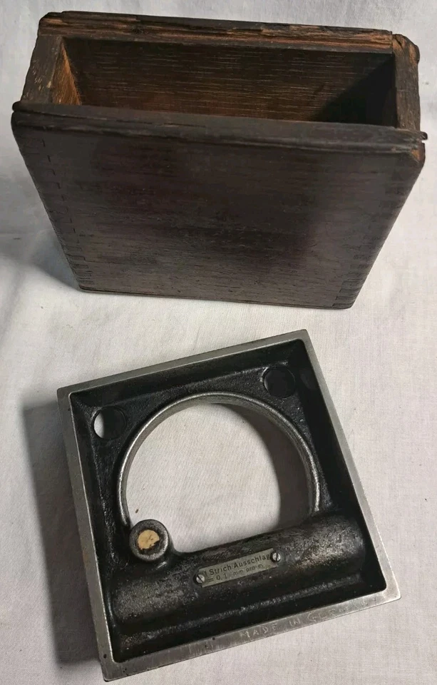 150x150mm Water Level Precision Frame Test Scale Strich Ausschlag 0.1mm Per M - Image 2 of 4