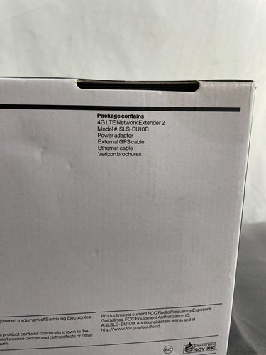 Samsung SLS-BU10B Black 4G LTE Network Extender 2 Verizon Signal Booster - Photo 6 sur 12