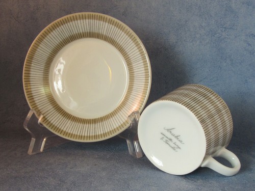 ARABIA OF FINLAND, Vintage, Mocca/Espresso Cup & Saucer, Excellent - Picture 2 of 4