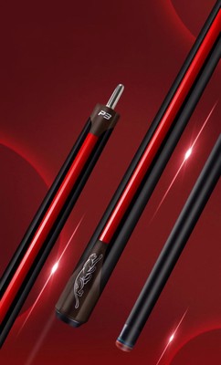 58'' Classic Black Technology Billiard Pool Cue Stick 10.5/11.5/13mm 19-20oz