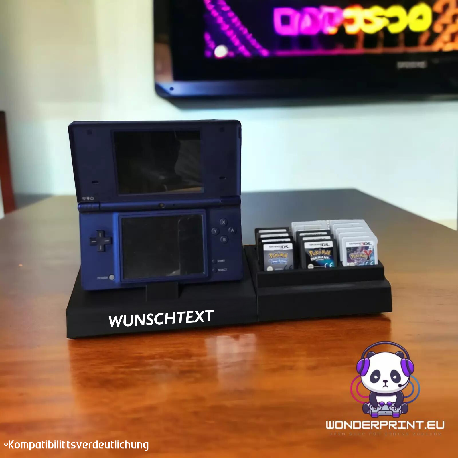 Spielehalterung Ständer passend für Nintendo DS Spiele Games Halter Display