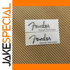 Headstock Logo 2Pcs Fender Custom Telecaster Headstock Decals