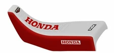 FMX WHITE & RED Series Seat Cover for Honda XR200 XR200R FREE SHIPMENT INCLUDED