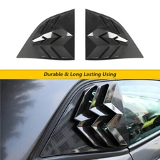 Carbon Fiber for Dodge Challenger 2010-23 Side Window Quarter Scoop Louvers Trim