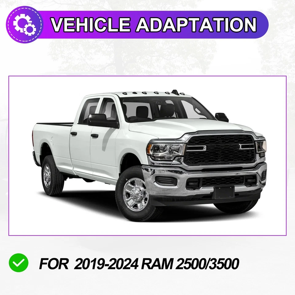 Parachoques delantero para Dodge Ram 2500 3500 2019-2024 ancho completo acero repuesto Foto 2 de 4