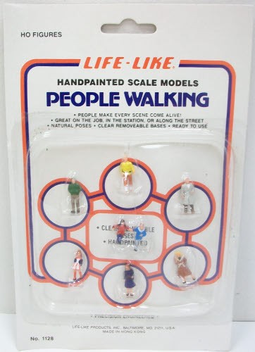 Figuras Life Like 1128 HO Walking People (Juego de 7) | Zustand: New