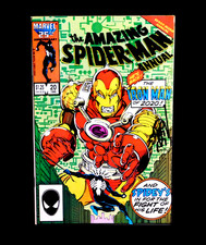 THE AMAZING SPIDER-MAN ANNUAL #20 IRON MAN SIGNED BY ARTIST BOB WIACEK