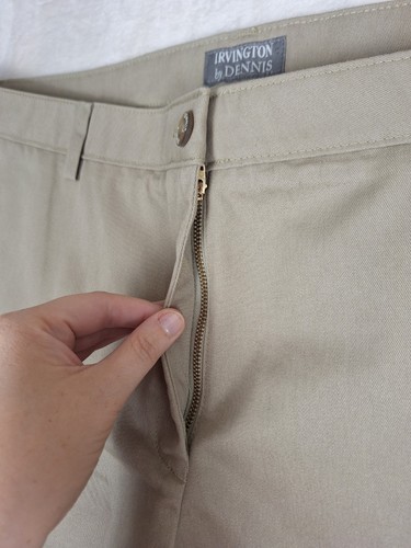 Irvington By Dennis Size 43 X 10 Mens Boys Shorts Khaki Style 040720 J23 Work - Picture 2 of 12