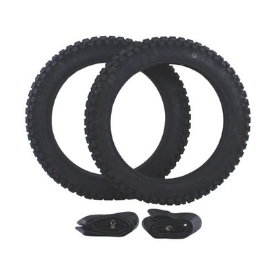 2x Tyres Enduro Motocross Kenda K262 3.00-16 (3x16) 43P TT + Tube
