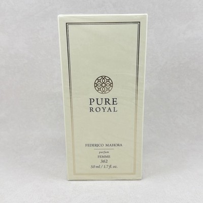 FM 362 Fragrance for Her by Federico Mahora Pure ROYAL Collection 50ml 1.7oz NEW