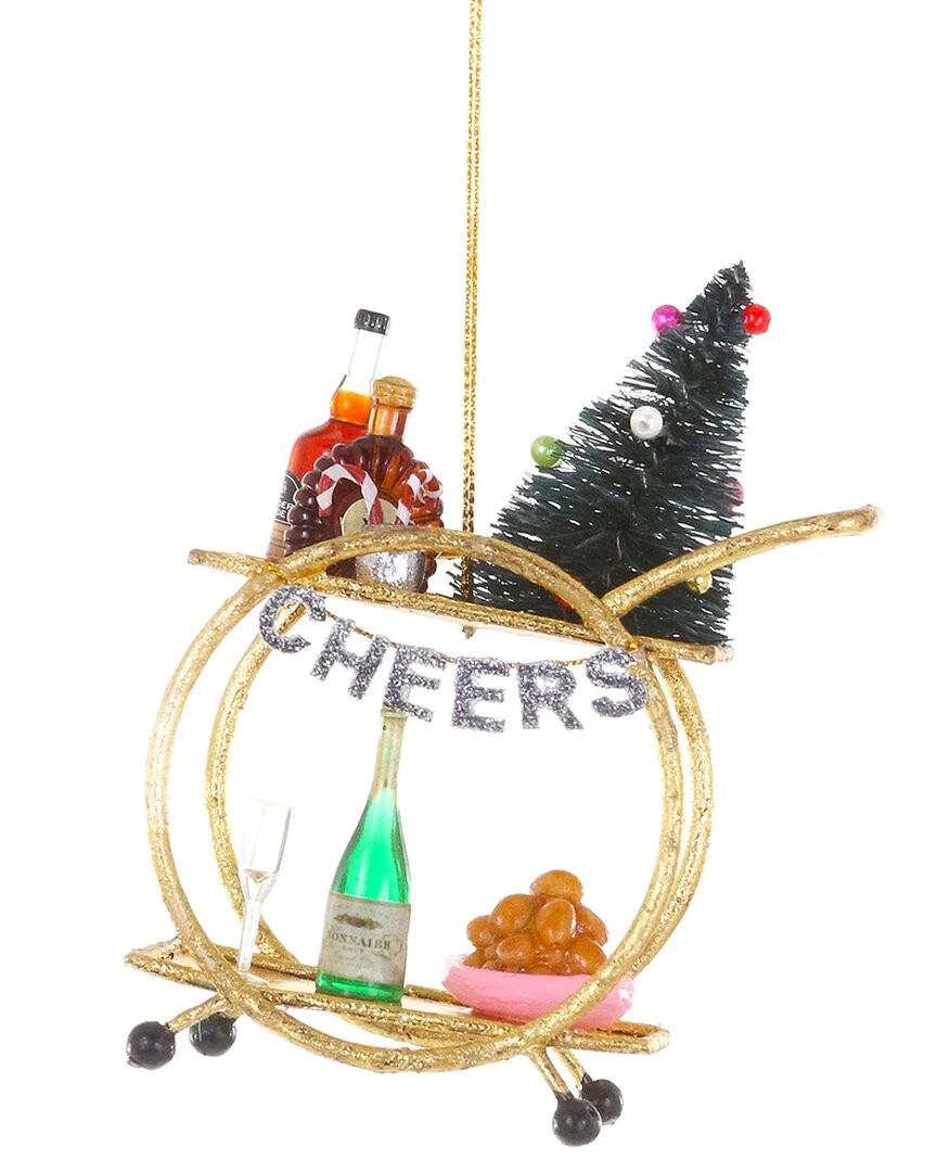 Cody Foster Bar Cart Holiday Ornament