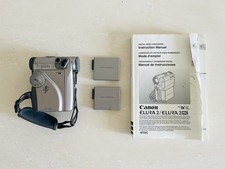 Canon ELURA 2 MC Digital Video Camcorder  2 Batteries  Manual UNTESTED NO CORD