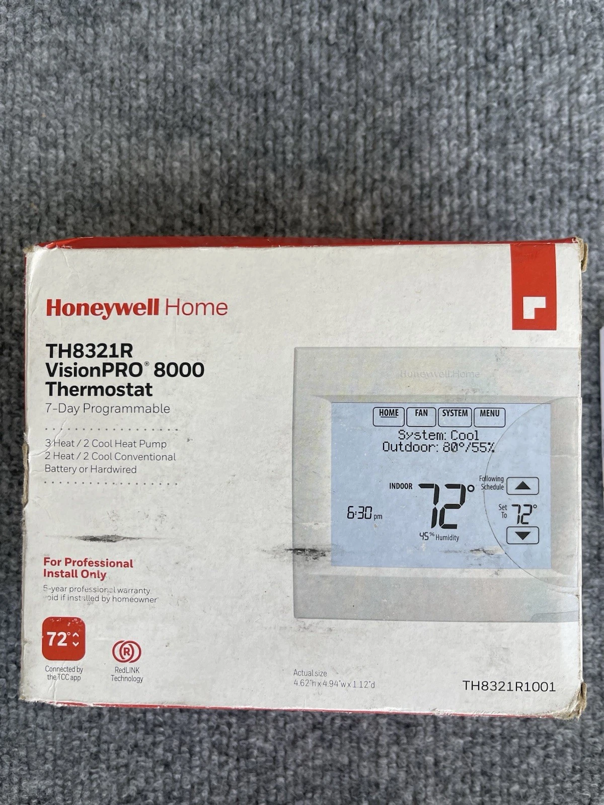 Honeywell Home TH8321R VisionPRO 8000 Smart Thermostat