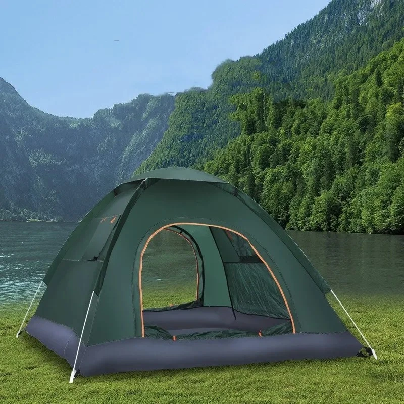 3-4 Person Pop Up Tents Waterproof Windproof Instant Tent for Camping Hiking