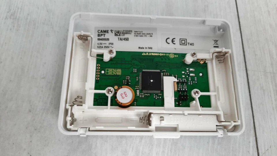 Termostato digital CAME Bpt TA / 450 blanco - Imagen 3 de 4