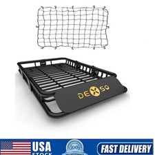 Universal Roof Rack Basket With Cargo Net Rooftop Cargo Carrier Basket 3 Sizes Universal Roof Rack Basket With Cargo Net Rooftop Cargo Carrier Basket 3 Sizes
