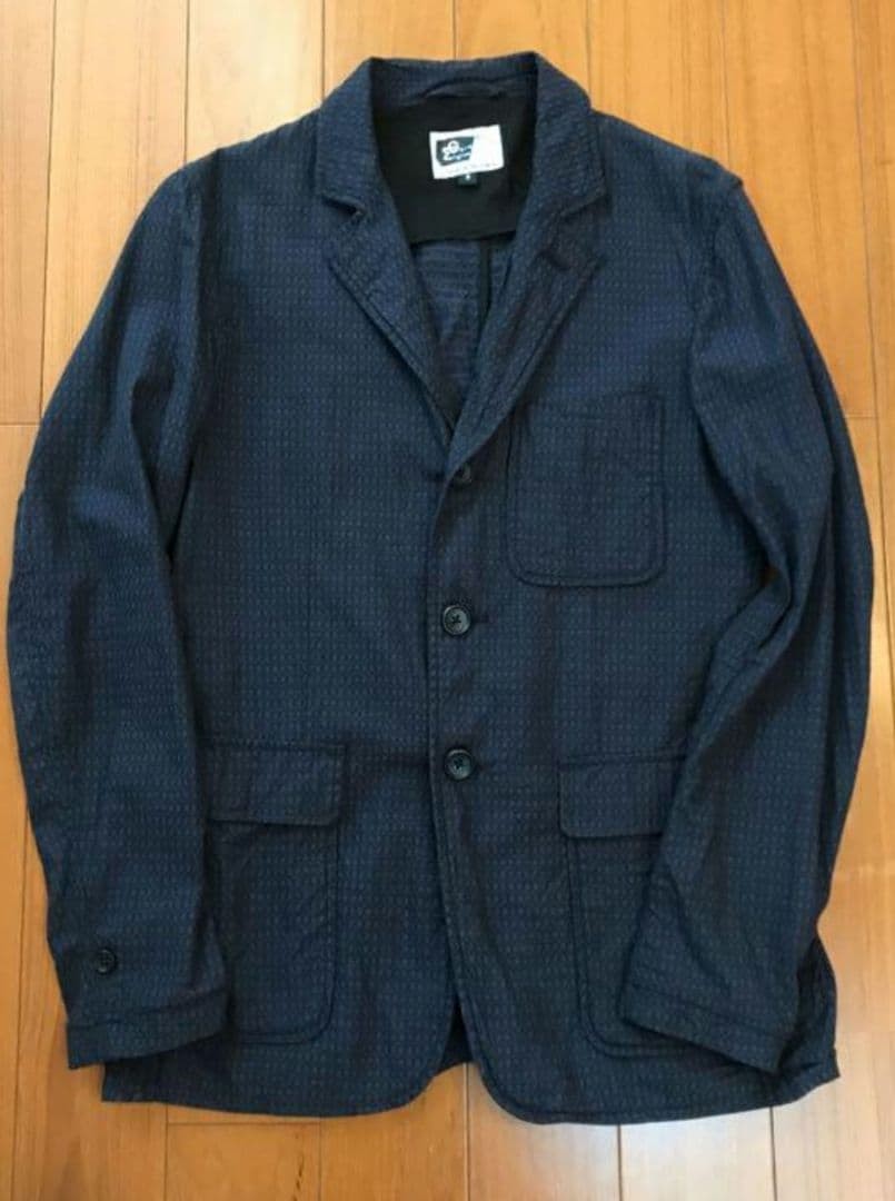 Engineered Garments Jacket Navy Pattern - image 1