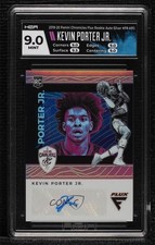 2019-20 Panini Chronicles Flux Rookie Silver Kevin Porter Jr HGA 9 MINT Auto 2w6