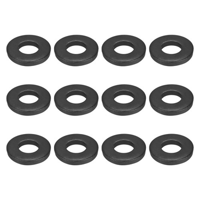 #ad #ad 12 Pcs Carbon Steel Flat Washer Fits M18 x 40mm x 6mm Black Washer Fits $33.15