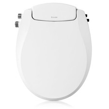 Round Brondell Swash Bidet Toilet Eco Seat Non-Electric Dual Warm Water S102-RW