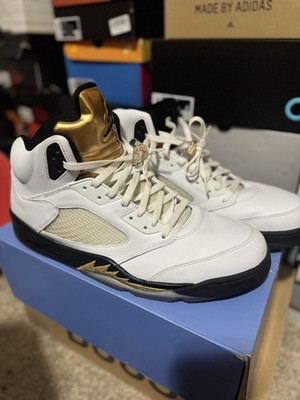 Jordan 5 Olympic Gold Sneakers 2016 Size 17