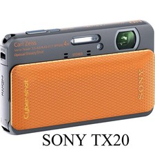 Sony Cyber-shot DSC-TX20 16.20 million Pixel CMOS Retro Digital Camera - Orange