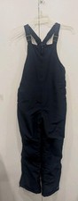 Lands' End Kids Squall Snow Bibs Size 12H Husky Navy Blue Waterproof Insulated