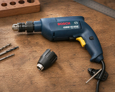 Bosch GBM 10 SRE 110V Bohrschrauber - Neu | Variable Drehzahl & Rückwärtsgang