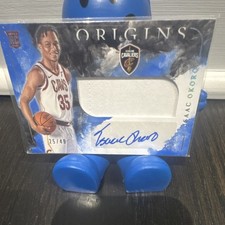 Panini Origins Rookie Jersey Autographs Isaac Okoro Blue /49 Cavaliers NBA